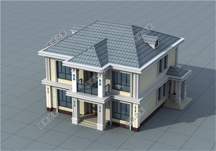 最新三套二層小洋樓設計圖，高檔的居住場所，建一棟絕對不后悔