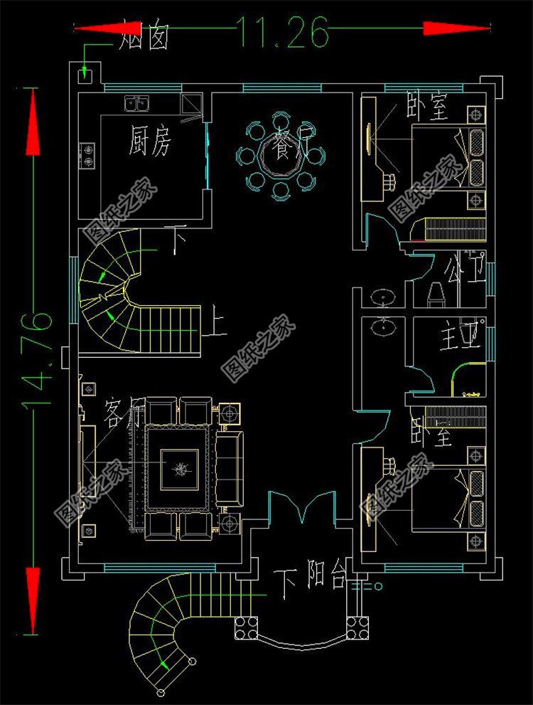 150平米大戶型四層別墅設計圖，這配置簡直太棒了，趕快來一棟吧