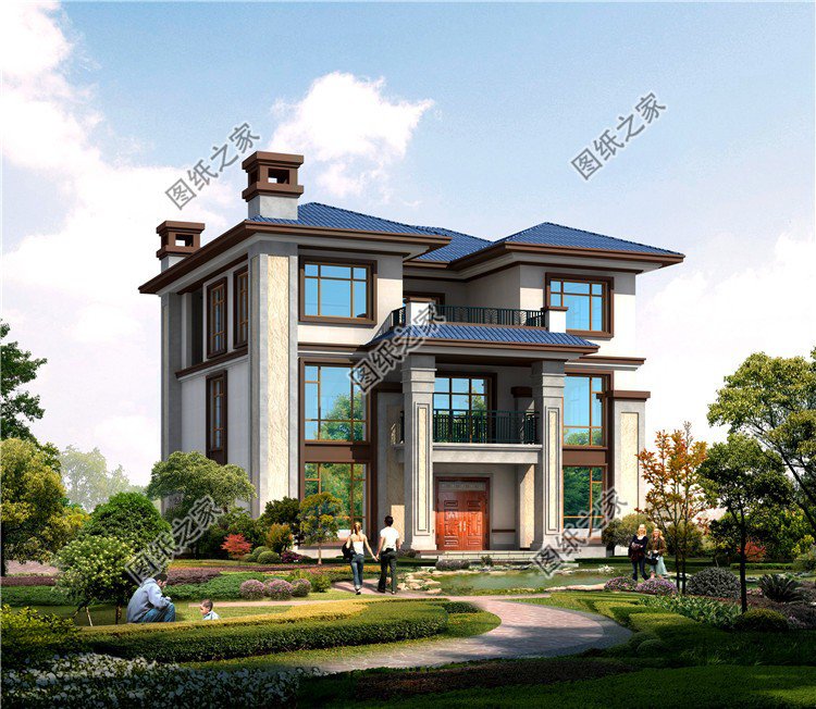 中式三層別墅設(shè)計(jì)圖，分分鐘把別人家房子比下去，聰明人都收藏好了