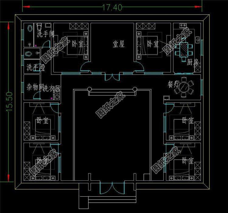 農村一層好看房屋圖片，養(yǎng)老房還是一層，好省去爬樓梯造價還低