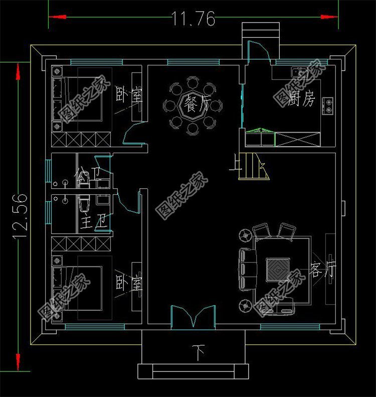 三層別墅二三層都有陽(yáng)臺(tái)效果圖大全，沒(méi)有花里胡哨，只有實(shí)用的布局