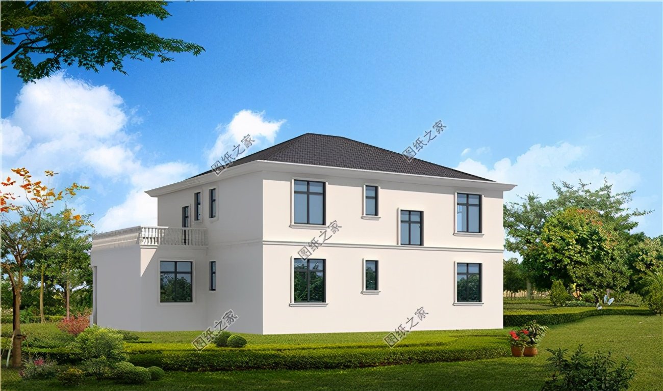 二層帶車庫別墅總設(shè)計圖，希望有一款是你喜歡的