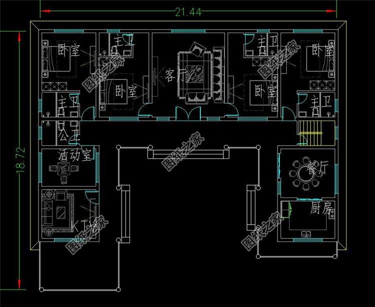 各種新款一層小別墅 ，風格迥異，拿走圖紙就可建
