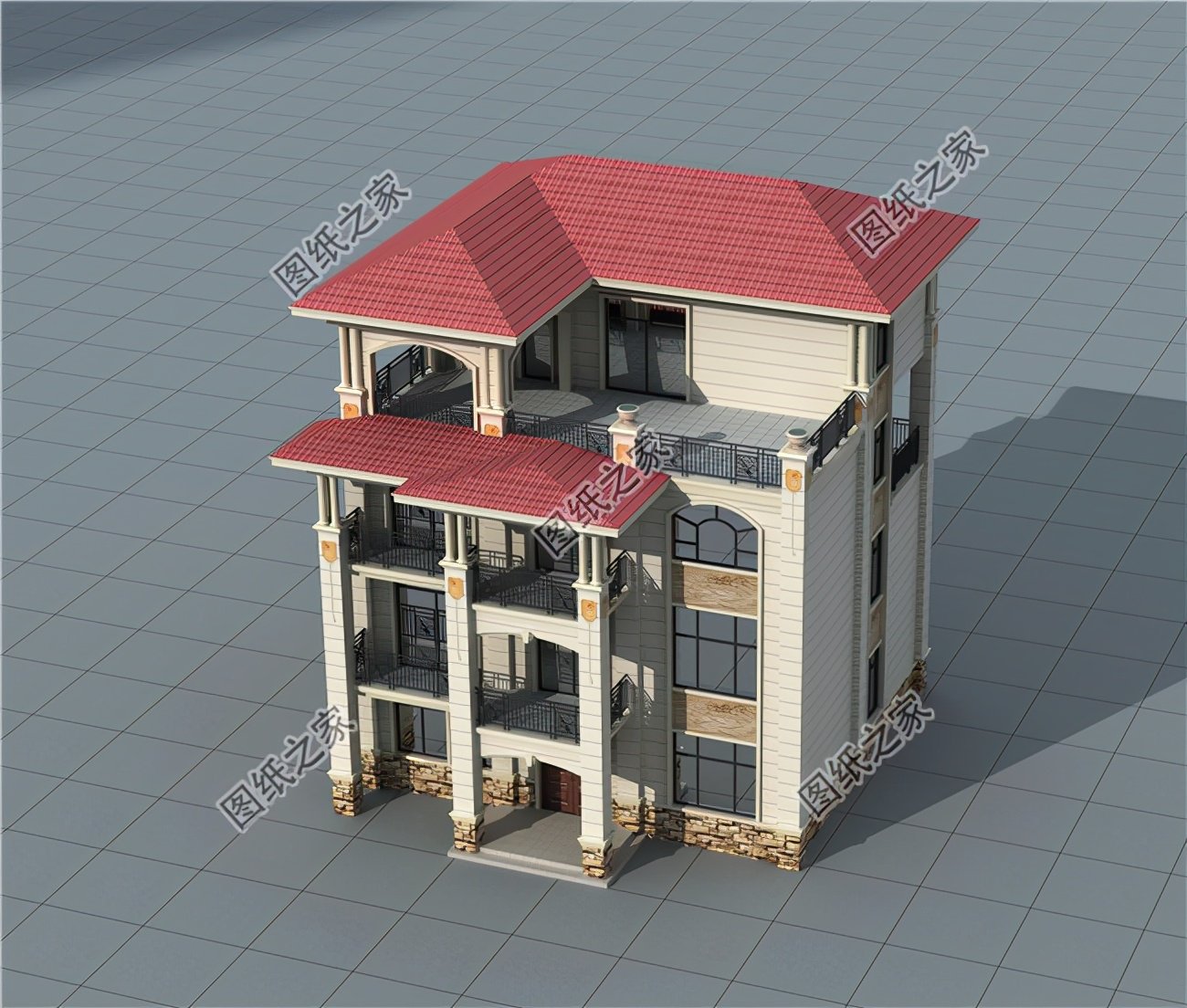 農(nóng)村四層怎么設(shè)計好看？不只是精致大氣，更多的是愜意和浪漫