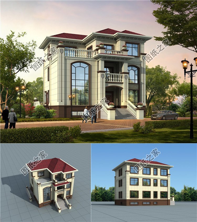 三層現(xiàn)代風(fēng)格別墅140平方米，清新脫俗，當(dāng)下年輕人最喜歡的設(shè)計(jì)