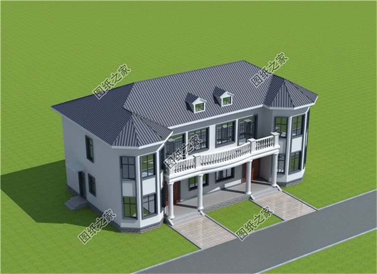 農(nóng)村兄弟雙拼戶型圖，親兄弟這樣建房，省時省力又省錢