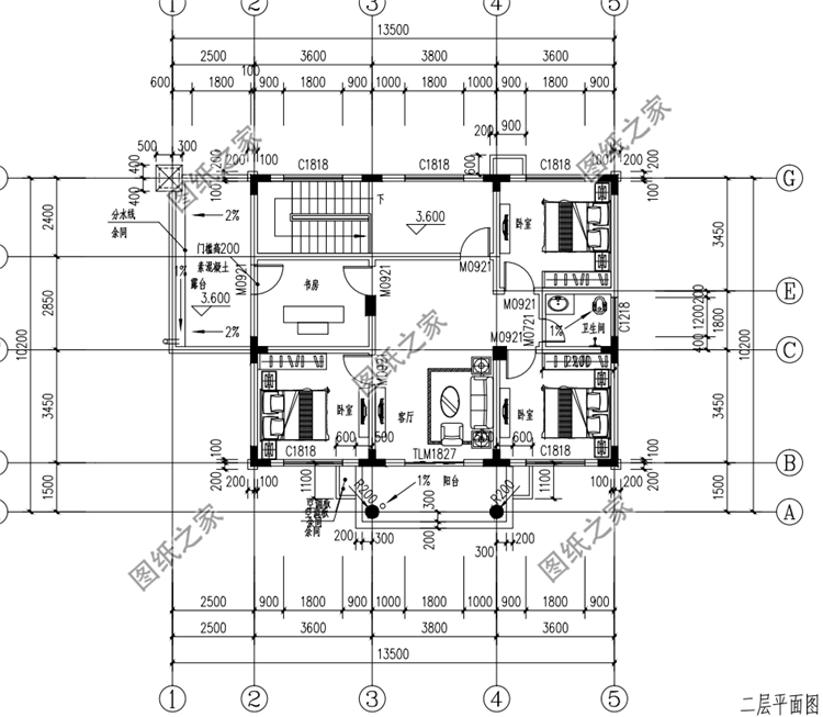 小戶型二層別墅設計圖，小戶型也有大幸福，農村建房非他莫屬