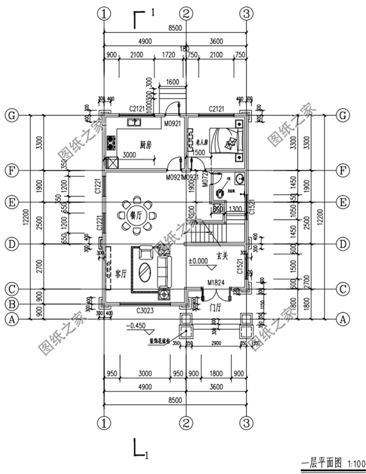 小面寬四層別墅設(shè)計圖，小戶型蓋起來毫不遜色，有顏值有檔次
