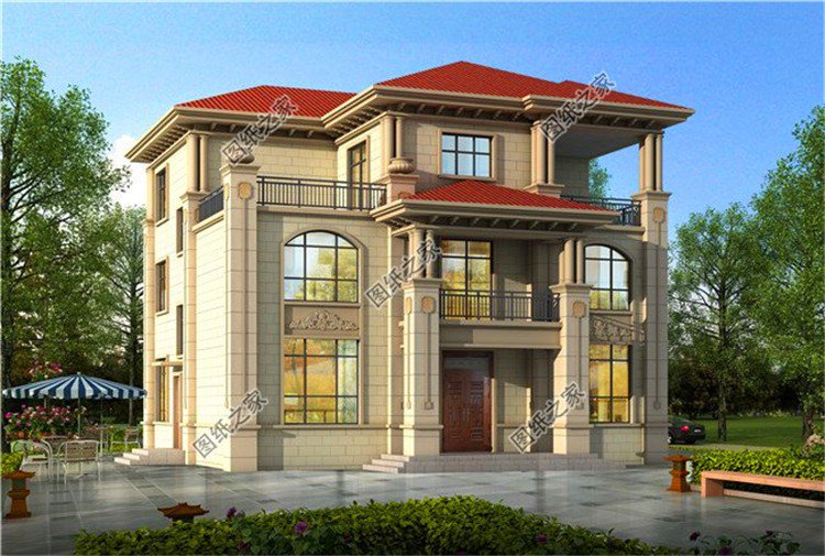 簡(jiǎn)單大方三層別墅設(shè)計(jì)圖，風(fēng)格獨(dú)特，簡(jiǎn)直太適合農(nóng)村自建