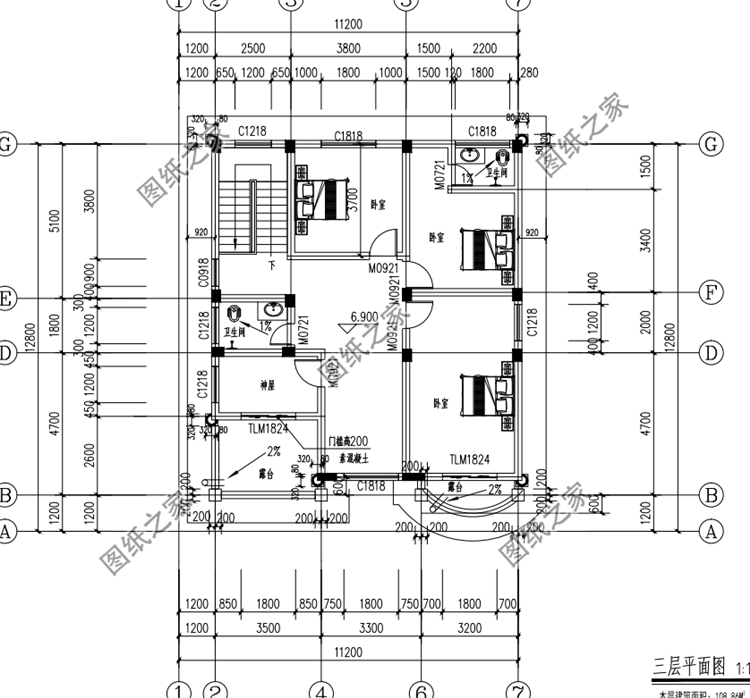 讓人心動的三款復(fù)式小洋樓外觀效果圖，大氣方正簡單易建，讓人羨慕不已