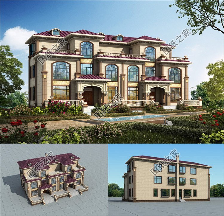 農(nóng)村歐式風(fēng)格的兄弟別墅，一家人住的舒服又自在