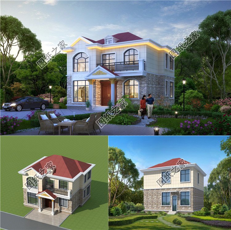 長(zhǎng)9米左右的二層別墅，老家建一棟，合適住著又舒服