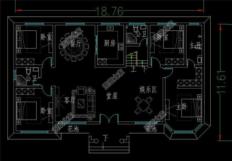 氣派的農(nóng)村一層自建房，回家建舒服又好看