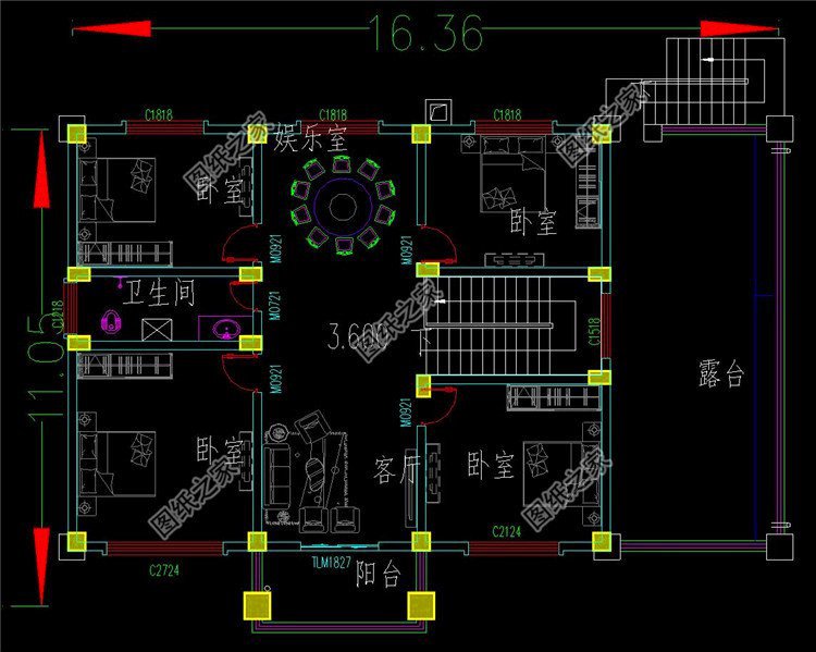 帶車庫二層別墅設(shè)計(jì)圖，第三套25萬就能建，實(shí)用省錢非常劃算