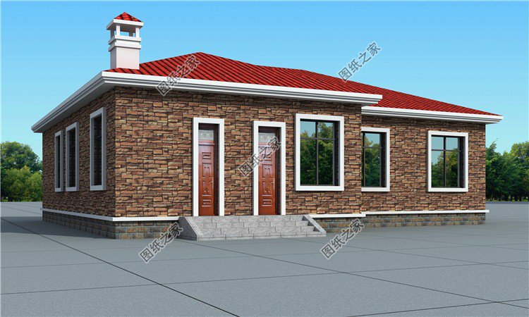 新款一層農(nóng)村自建房設(shè)計(jì)圖，小房子也有大排場，建房還是一層好