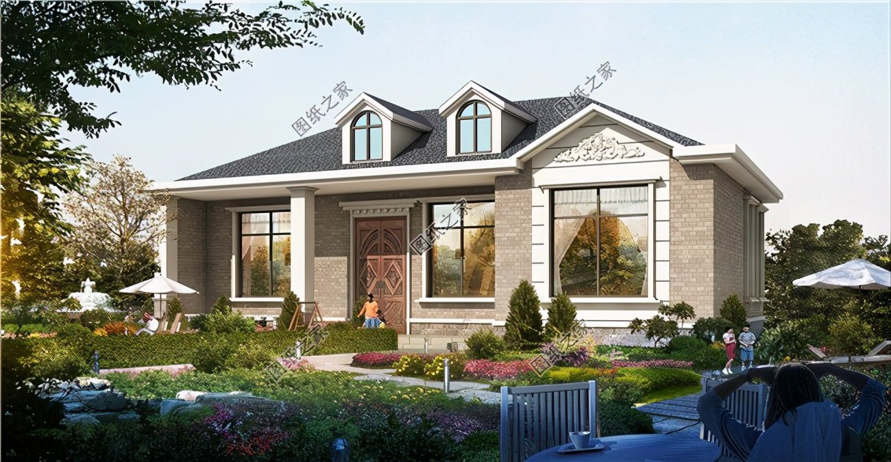 自建農(nóng)村一層房，這樣的小別墅符合你的胃口