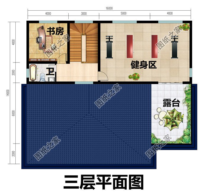 帶車庫的別墅設(shè)計(jì)圖紙