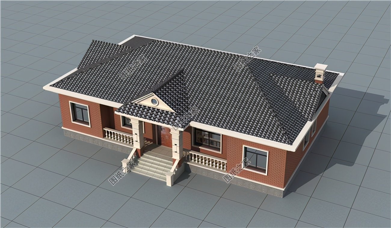 一層平房設(shè)計(jì)圖，農(nóng)村住宅的最愛，喜歡就建起來