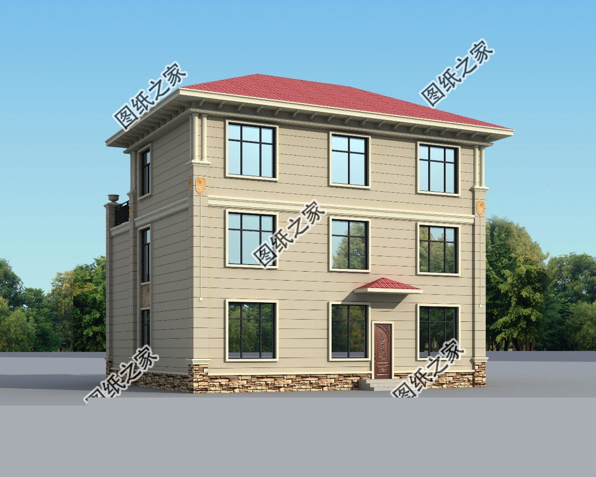 農(nóng)村100平左右的自建房圖，款款都讓你怦然心動