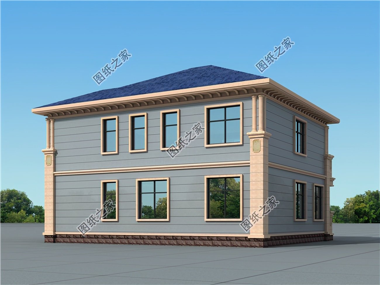 農(nóng)村自建二層別墅，在老家宅基地上建一個，真是太棒了