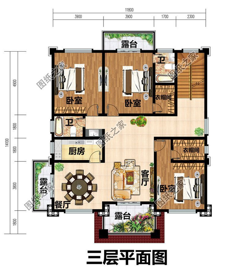 農(nóng)村四層自建房設(shè)計，寬敞大氣一墅獨享