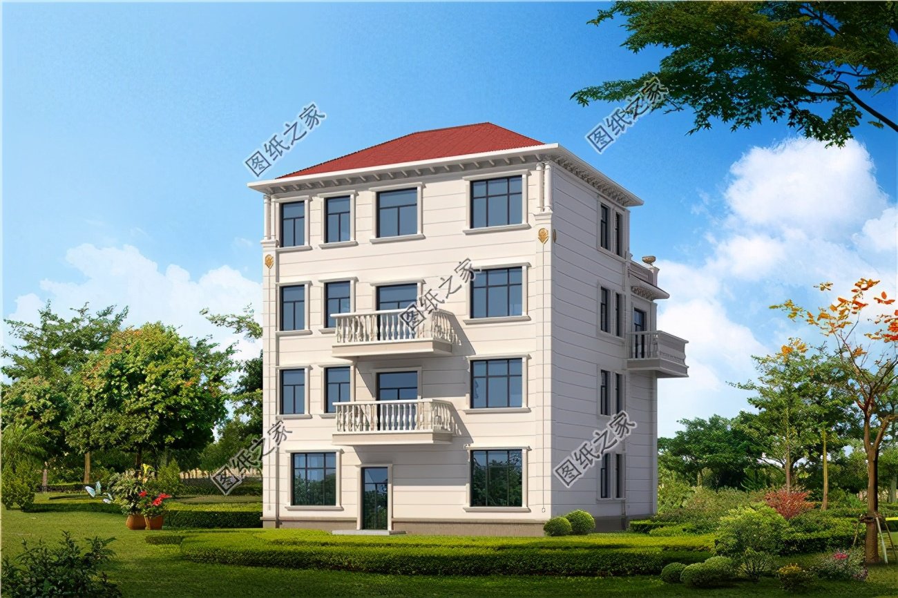 農(nóng)村四層自建房設(shè)計，寬敞大氣一墅獨享