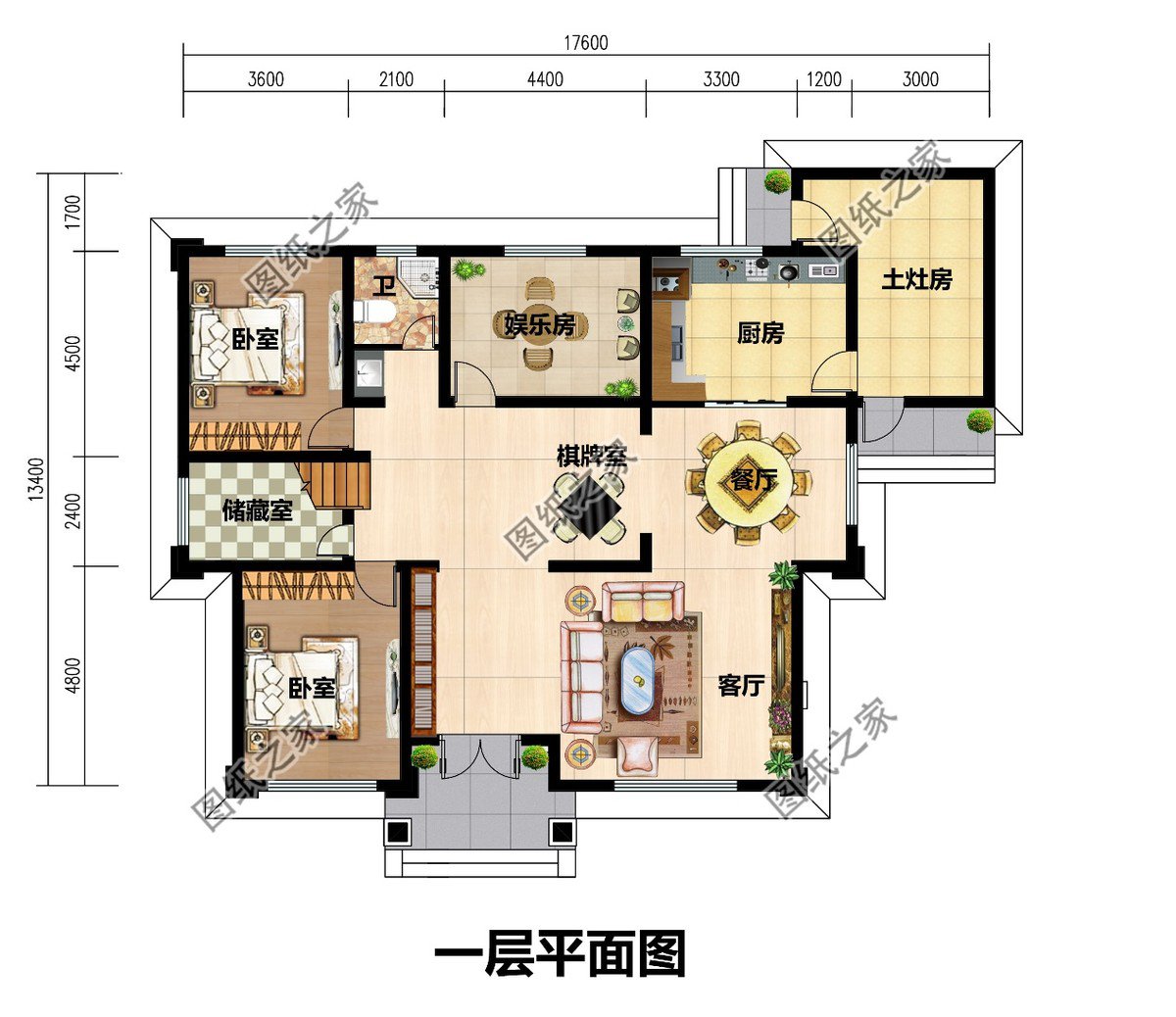 獨立廚房帶柴火房設(shè)計，小小二層樓，復(fù)刻家鄉(xiāng)的味道