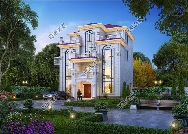 漂亮四層別墅圖，漂亮別墅獻(xiàn)給為別墅夢努力奮斗的朋友