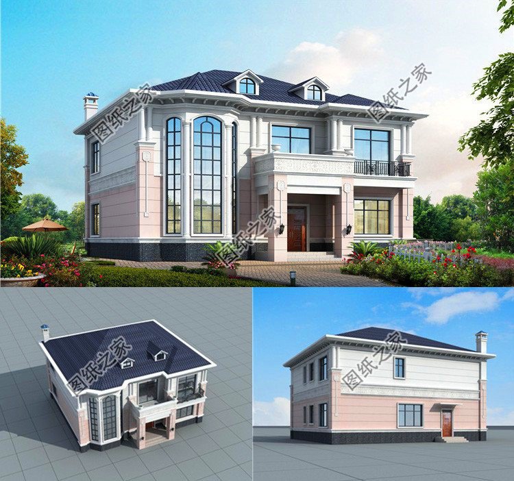 農村二層自建房設計平面圖，占地適中，年輕人就是要建這樣的房子