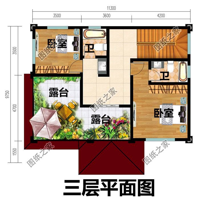 主體20萬(wàn)的自建房設(shè)計(jì)圖，戶型美觀造價(jià)低，簡(jiǎn)直為農(nóng)村朋友量身定做