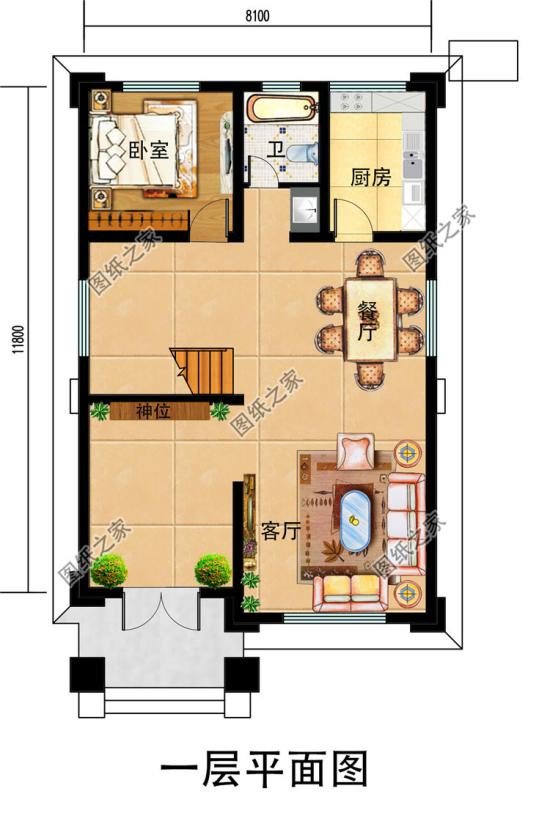 主體20萬(wàn)的自建房設(shè)計(jì)圖，戶型美觀造價(jià)低，簡(jiǎn)直為農(nóng)村朋友量身定做