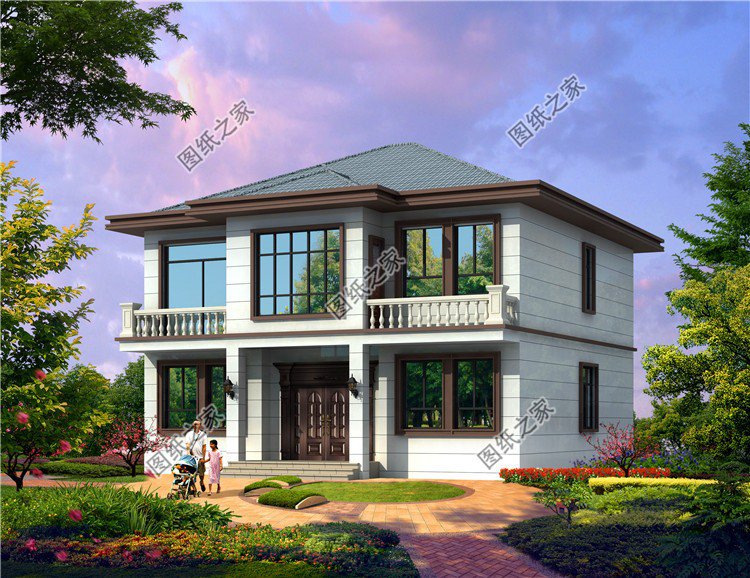 現代別墅外觀效果圖，前兩套80后最愛，但大多數人還是選擇建第三套