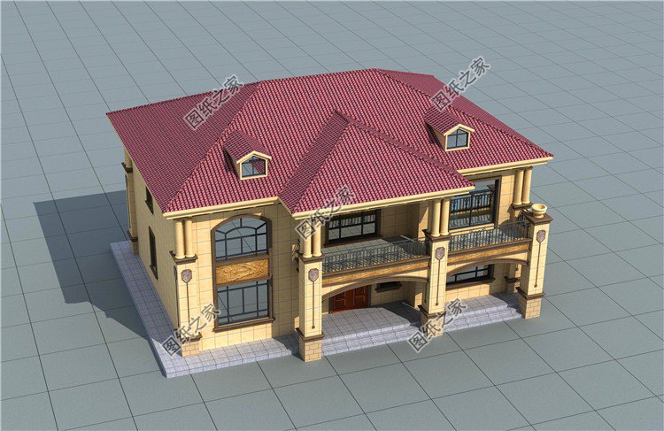 農(nóng)村二層簡(jiǎn)單別墅圖片，趁著別人還沒建趕緊收了給自家安排上