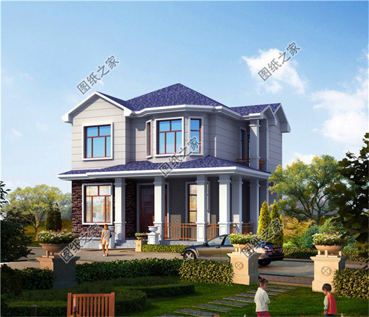 9米開間自建房設(shè)計(jì)圖，外觀美觀大方，造價(jià)絕對(duì)經(jīng)濟(jì)實(shí)惠