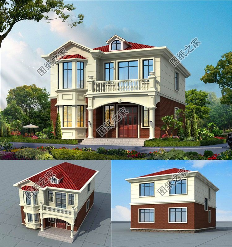 9米開間自建房設(shè)計(jì)圖，外觀美觀大方，造價(jià)絕對(duì)經(jīng)濟(jì)實(shí)惠