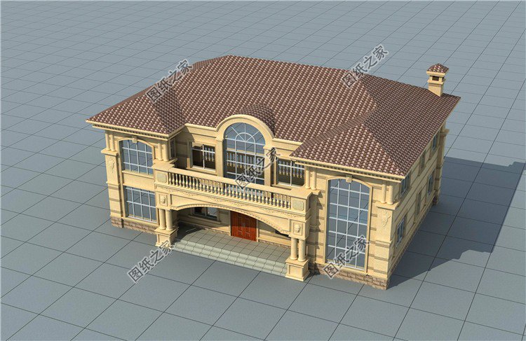 農村小別墅設計圖，實用的小戶型設計，對稱設計簡直太美了