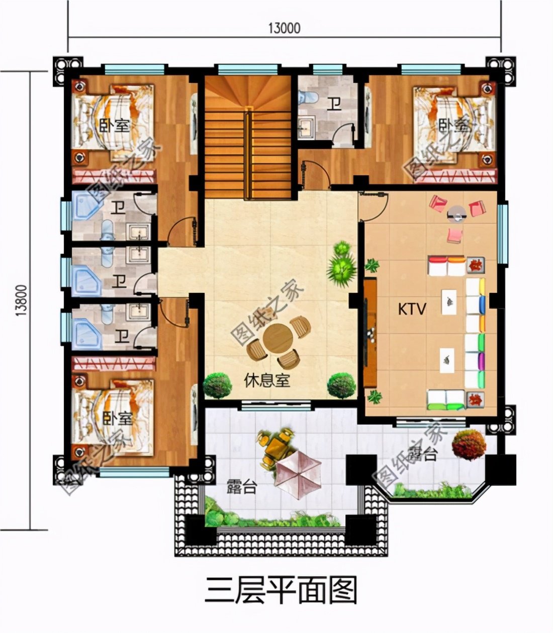 農(nóng)村三層房屋設(shè)計(jì)效果圖，這才是真正值得建的好房子，快收藏圖紙