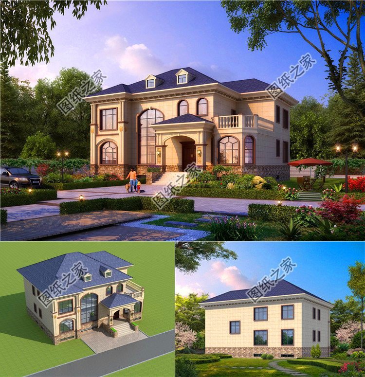 農(nóng)村普通自建房戶型圖，這三款同樣大氣，最后一款我真的愛了