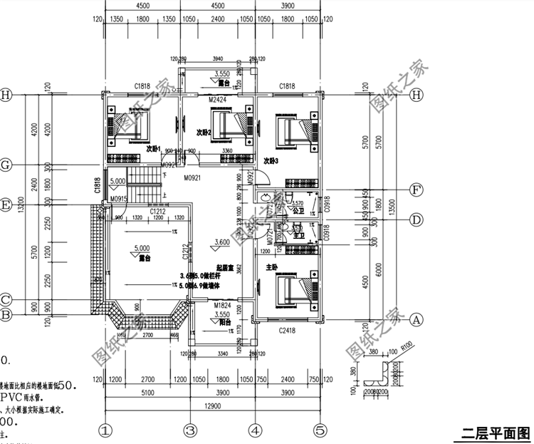 農(nóng)村普通自建房戶型圖，這三款同樣大氣，最后一款我真的愛了