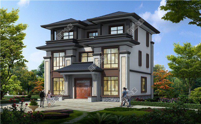 農(nóng)村外墻三層效果圖，隨便擁有一棟，別人都不敢小瞧你