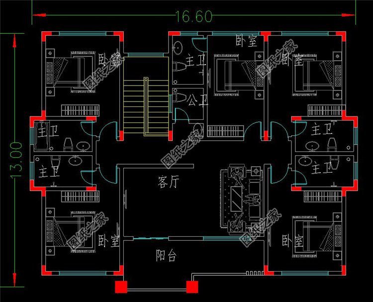 農(nóng)村二層半平頂建房圖紙，讓建房更簡單