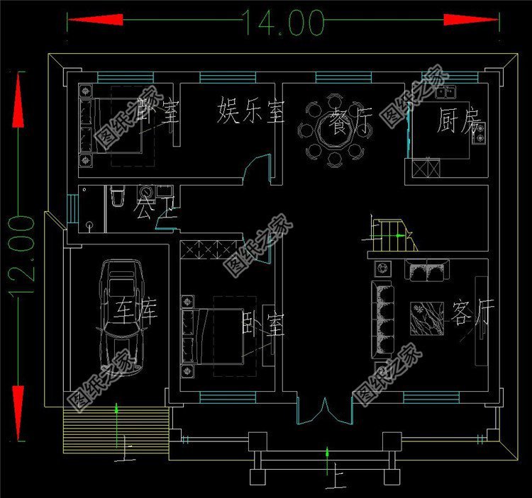 農(nóng)村普通二層樓設(shè)計平面圖，你在這樣的房子里住下去，幸福感蹭蹭上漲