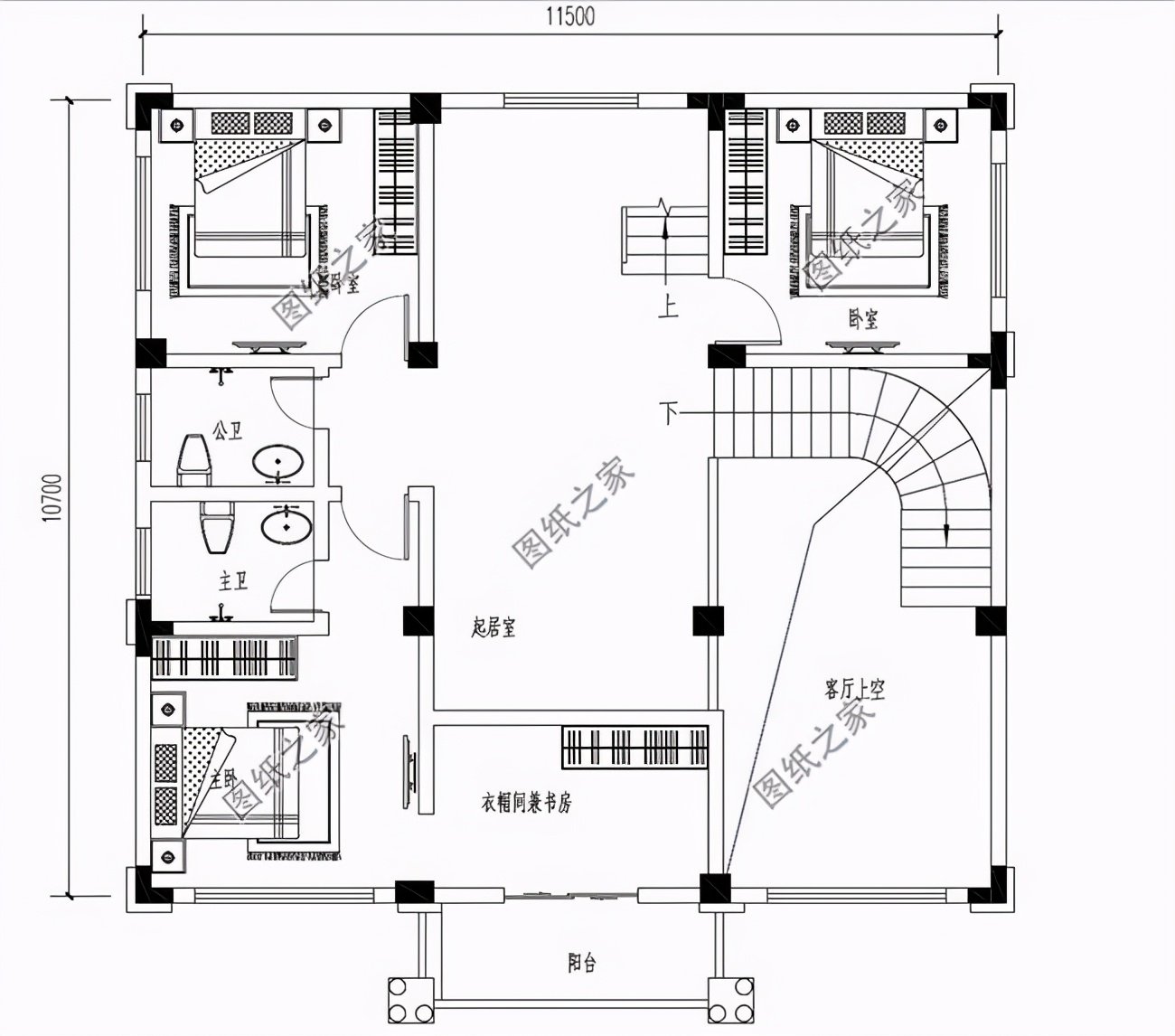 有涼亭的三層別墅，自從建了這三棟，家門都不出
