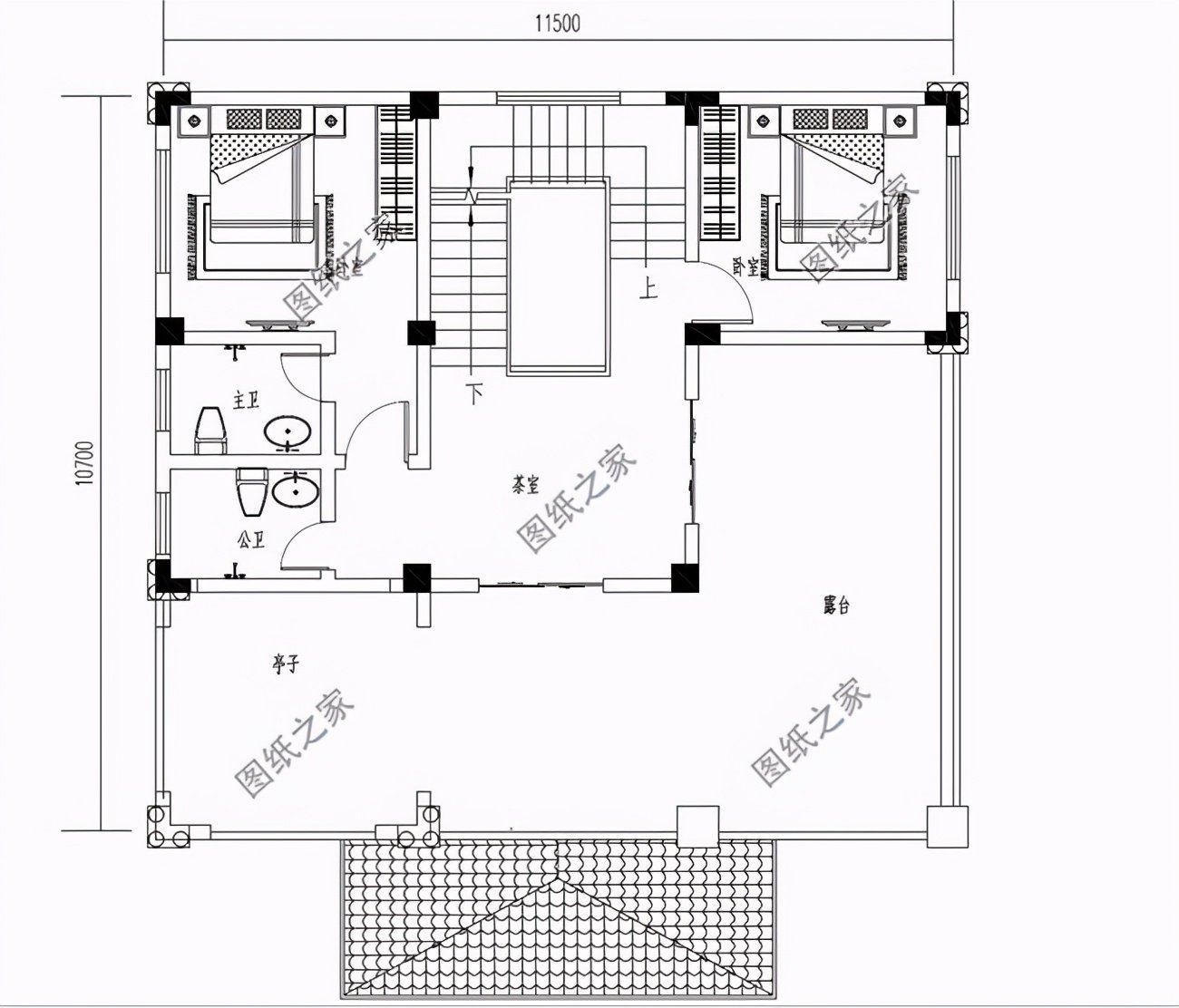 有涼亭的三層別墅，自從建了這三棟，家門都不出