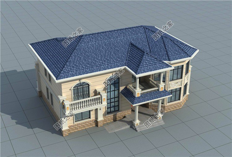 一般農(nóng)村二層房效果圖，建出來美過效果圖，裝修溫馨時尚顯大氣