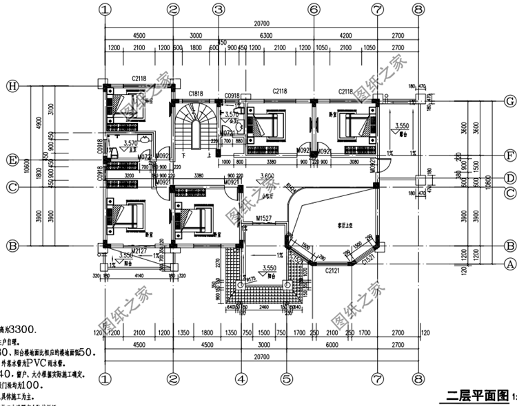 一般農(nóng)村二層房效果圖，建出來美過效果圖，裝修溫馨時尚顯大氣