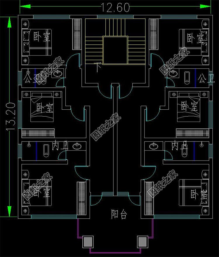 農(nóng)村自建二層樓，左右對稱，漂亮又規(guī)整