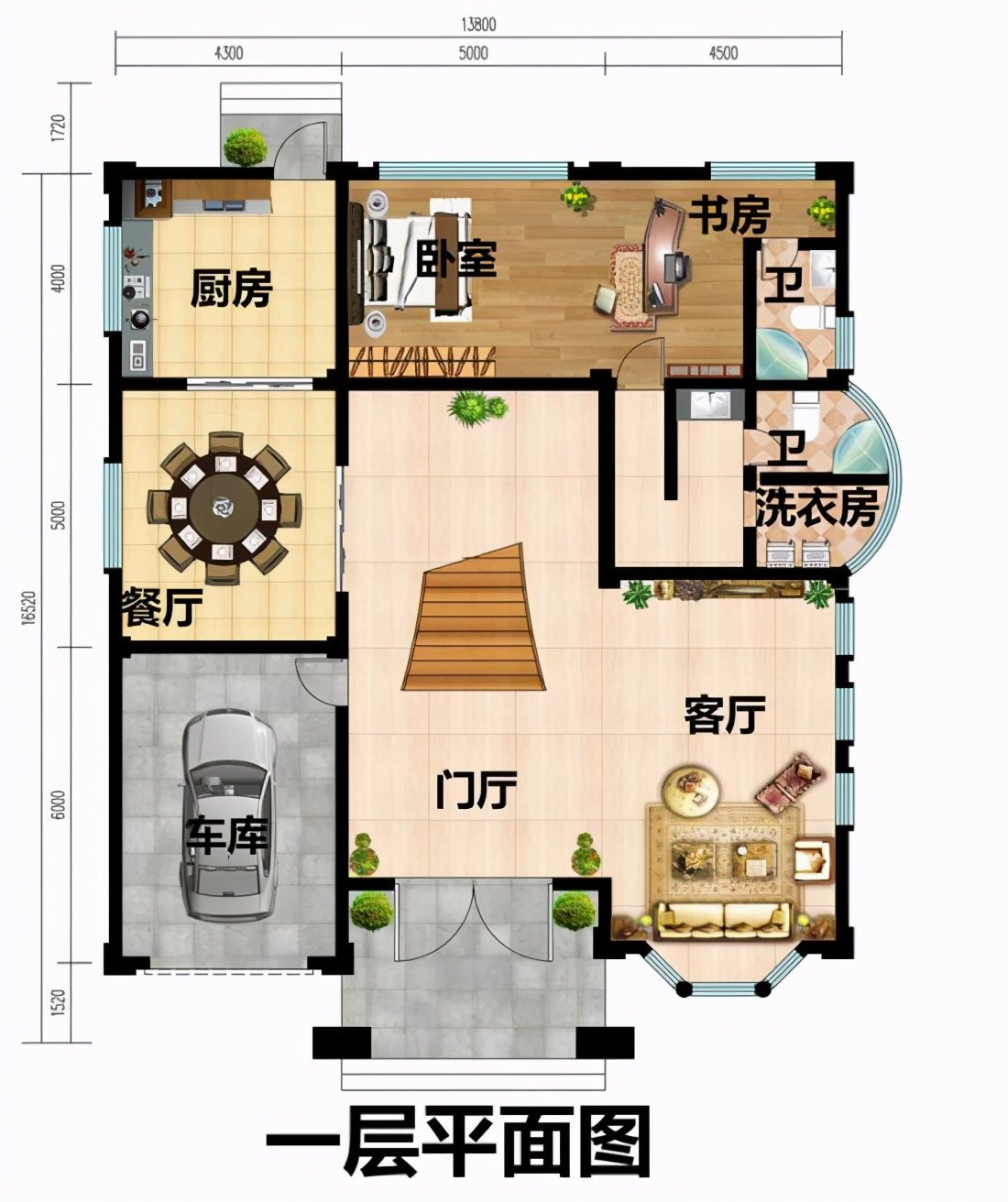 鄉(xiāng)村四層住宅設(shè)計(jì)平面圖，農(nóng)村建棟無問東西，用心享受鄉(xiāng)村生活