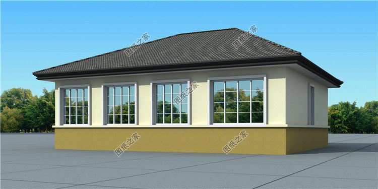 農(nóng)村一層自建房效果圖大全，老家建一棟可真是太實(shí)用了，盡享浪漫田園生活