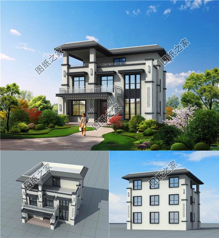 這三款農(nóng)村三層樓圖片省錢又好看，建一棟絕對不后悔